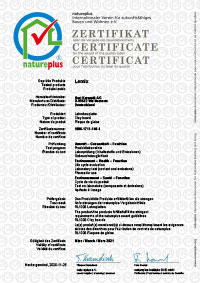 LEMIX Zertifikat NaturePlus
